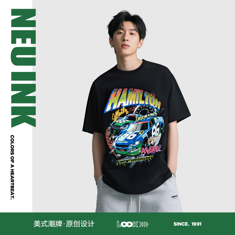 Neuinkjeff男女情侣上衣T恤
