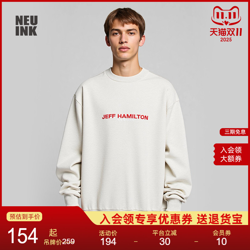 NEUINK复古美式圆领卫衣