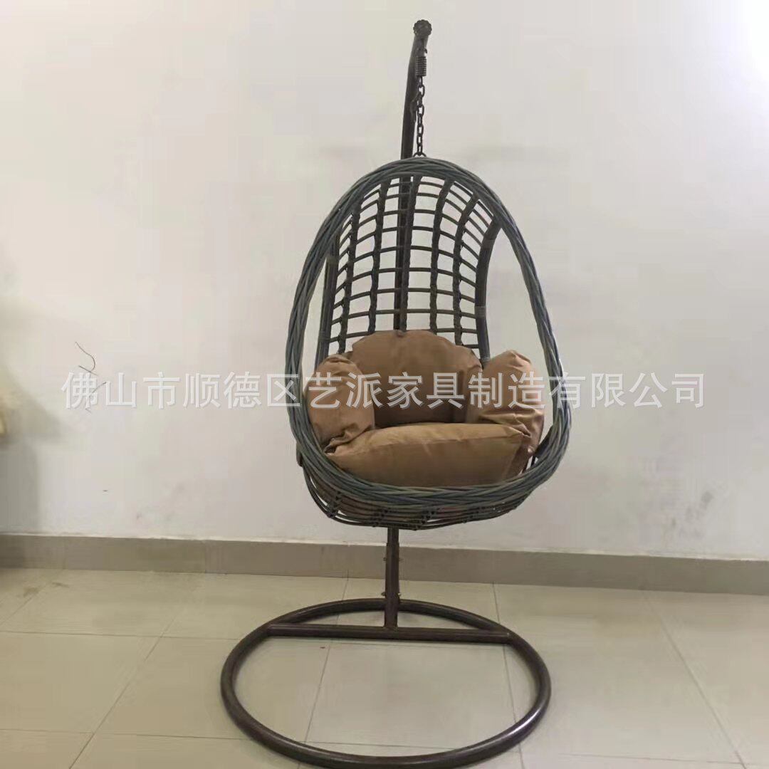 吊篮藤椅阳台户外庭院秋千室内休闲摇篮椅室外露台单人吊椅摇椅8