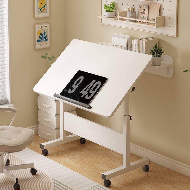 新品可折叠升降桌子移动床边桌电脑桌家用学生学习写字桌懒人简易