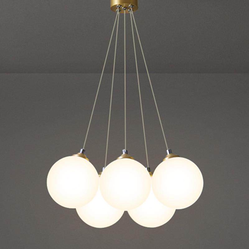 星球灯泡泡球吊灯玻璃球法式轻奢灯具现代魔豆云朵月球灯客厅主灯
