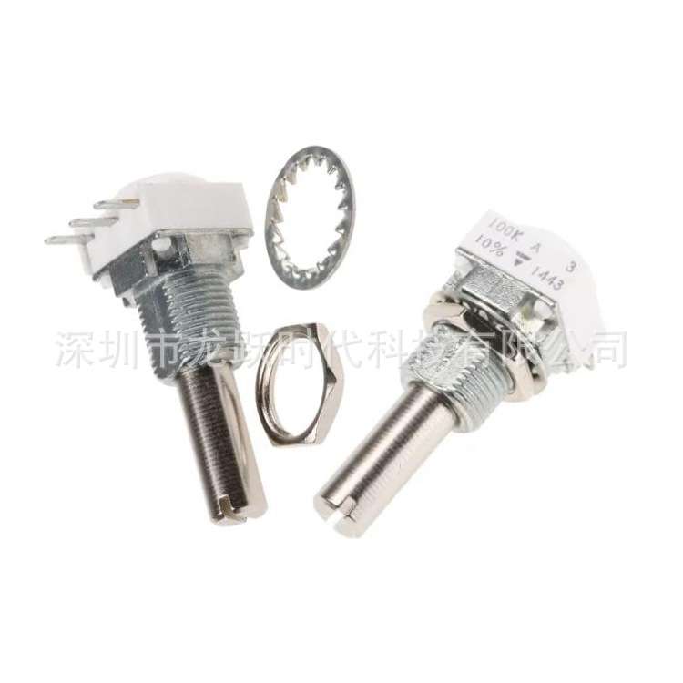 Vishay威世电阻导电塑料电位器P11 105KA 1M A 500欧10%轴长25MM