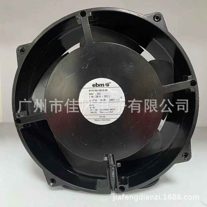 西德EBM W1G180-AB19-06 24V 2..07A 20070超暴力风扇