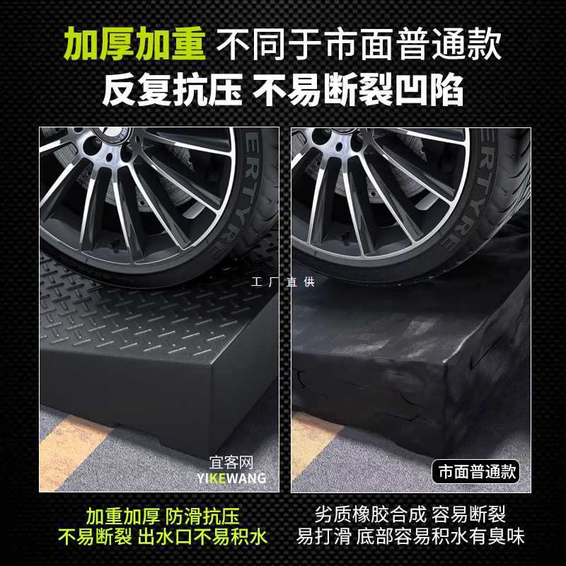 6E3X橡胶路沿台阶爬坡垫