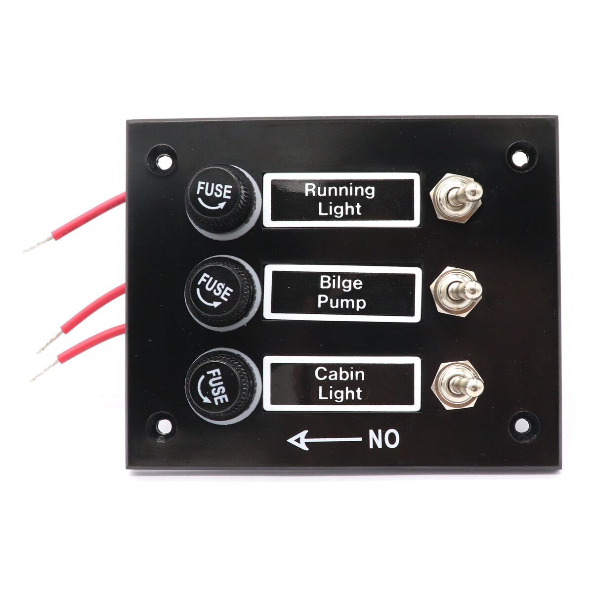 3路拨动开关12V/15A带保险