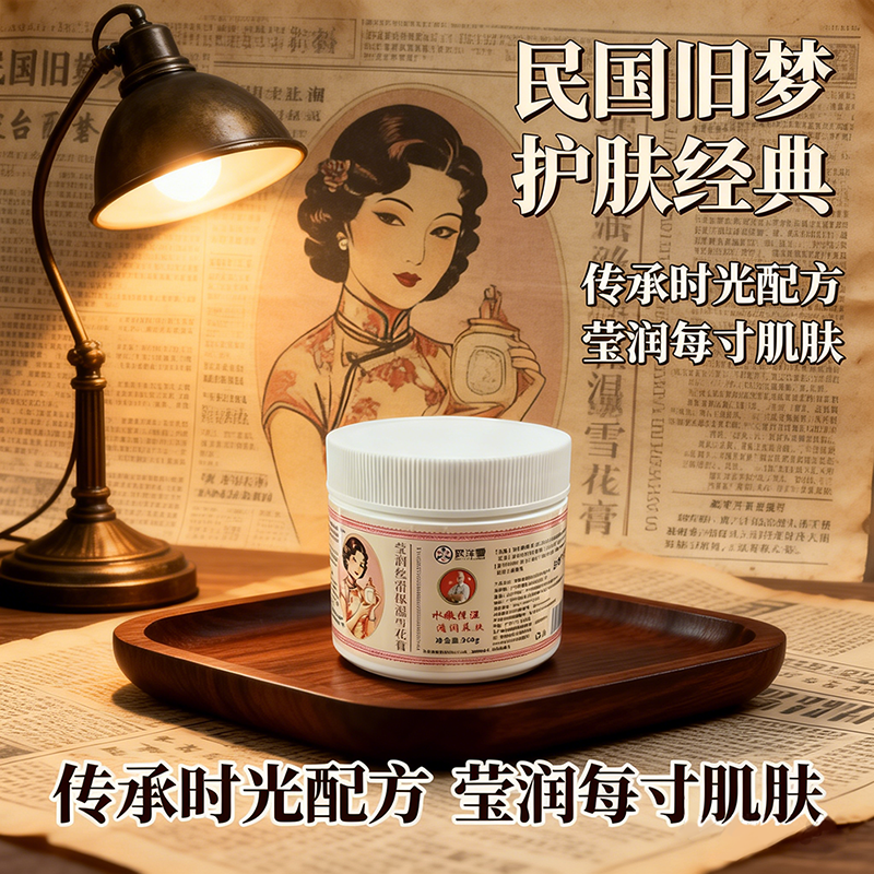 莹润丝滑保湿雪花膏乳膏基质基底