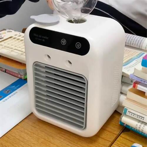 热销桌面风扇办公室家用USB小型冷风扇便携轻松移动办公室家用冷