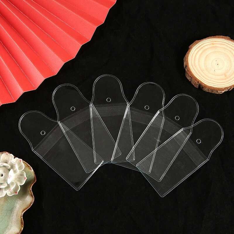 热销御守包装袋香包防尘套防水保护套透明加厚软塑料袋PVC胶套 防