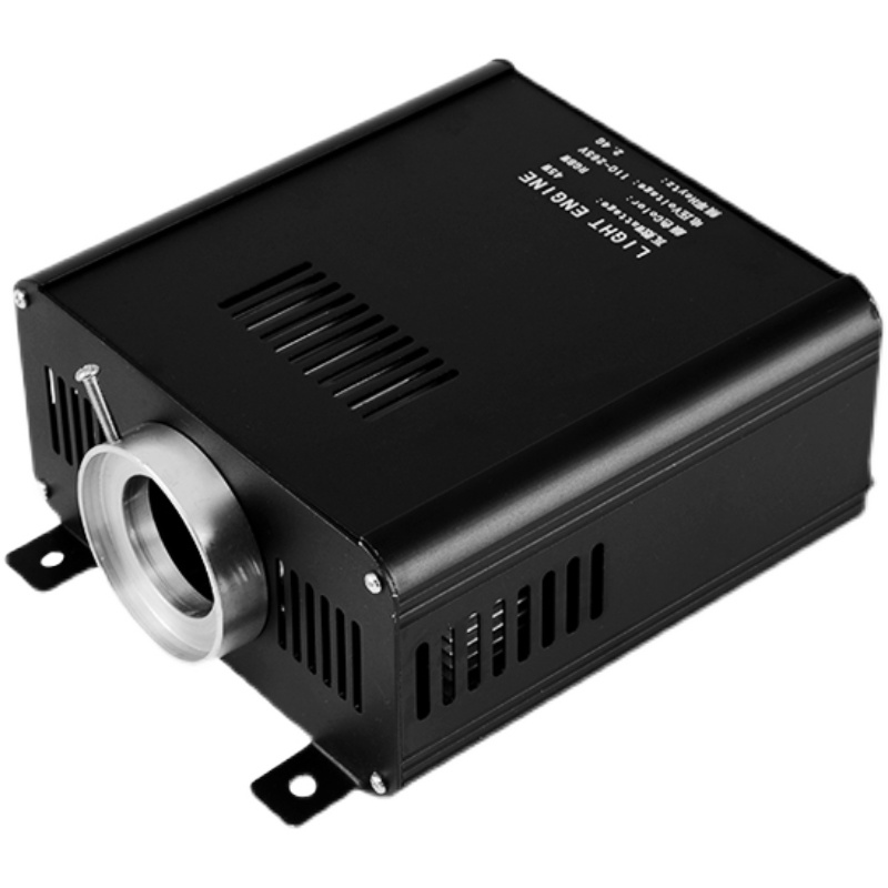 热销LED45W声控光源机光纤机双头七彩带纯白光APP满天星影音室光