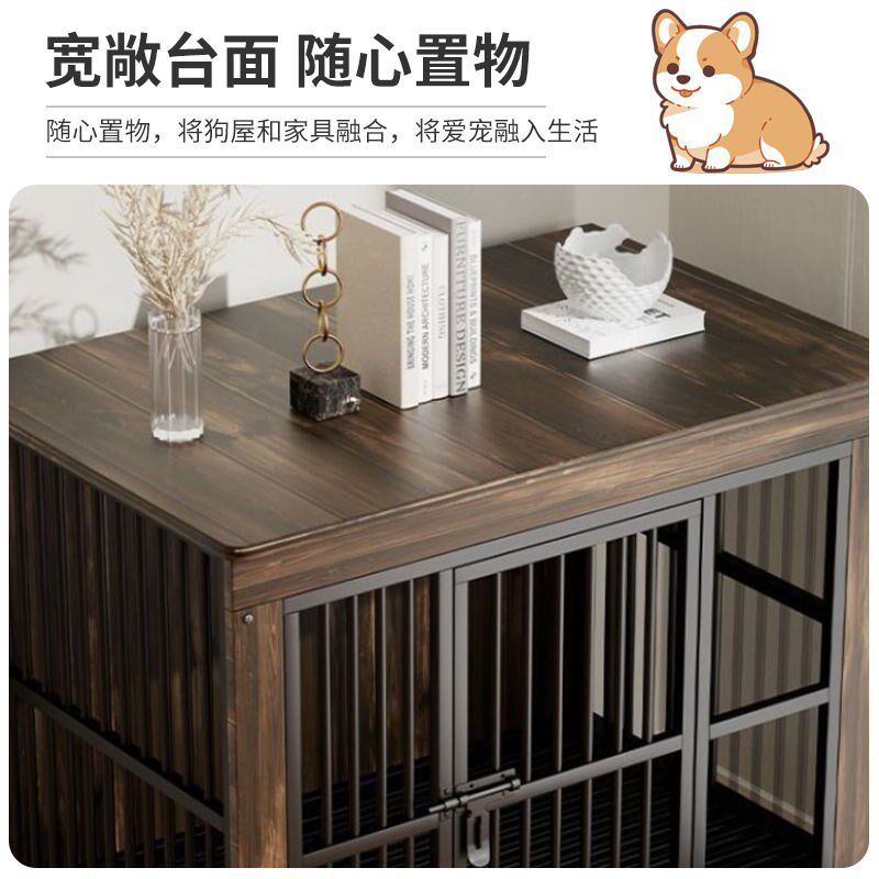热销环保大狗笼带厕所大中小型犬室内狗窝屋边牧金毛宠物可置物家