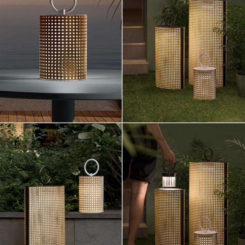 热销户外灯防水花园灯户外草坪灯别墅花园露台可充电背包装饰气氛