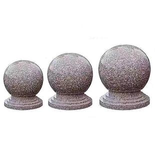 安徽花岗岩石球拦路器石球拦路器石球广场校园拦路器石墩大理石拦