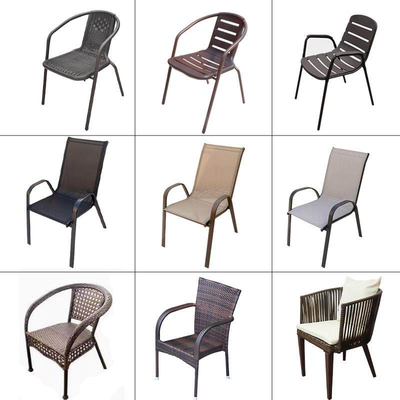 咖啡厅户外休闲桌椅庭院室外藤椅藤编单人阳台小椅子腾椅花园露台