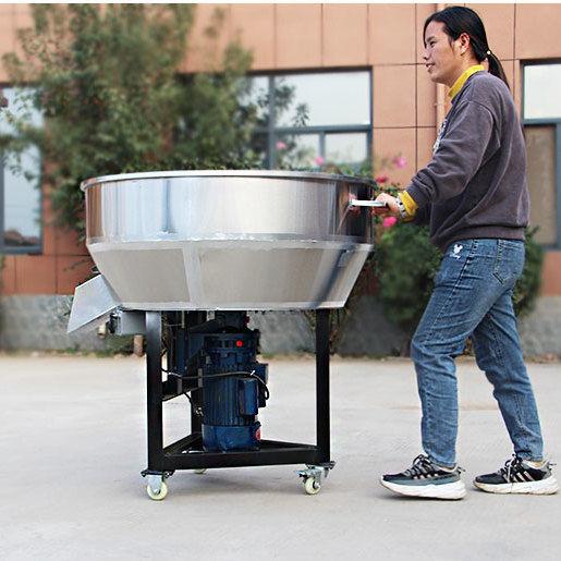 饲料搅拌机不锈钢干湿两用拌料机小型养殖场设备塑料颗粒混合家用