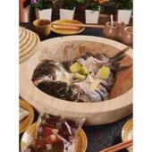 KAMYOO商业草帽云南蒸锅石锅鱼专用设备火锅桌底蒸锅鸡