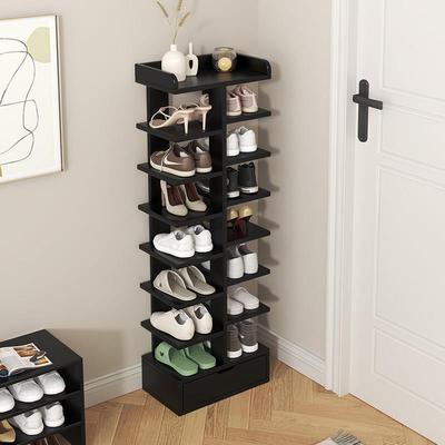 实木窄鞋架小户型家用门口省空间简易入门鞋架收纳入户楼梯小鞋柜