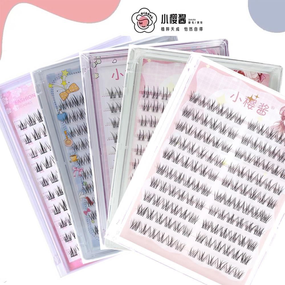 【5款组合化妆师专拍】小樱酱假睫毛自由组合细梗组合装假睫毛