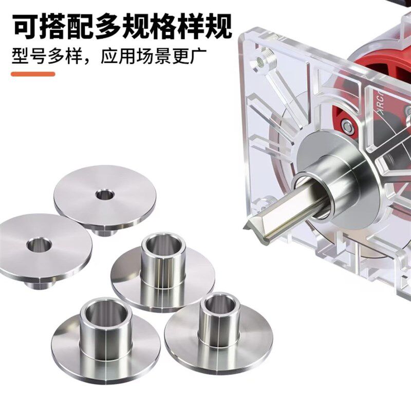 热销双刃三刃木工直刀修边机刀头开槽修边雕刻开关插线盒槽