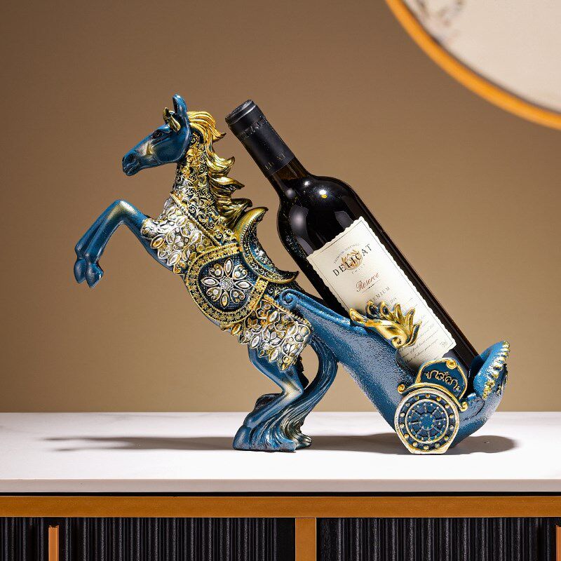 热销天鹅红酒架摆件酒柜红酒瓶收纳展示架家用红酒瓶托架置物架子