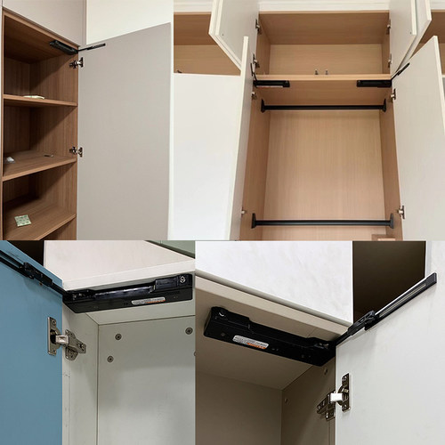 热销大角度缓冲开门器自动衣柜门重型高门按弹反弹器一按全开免装