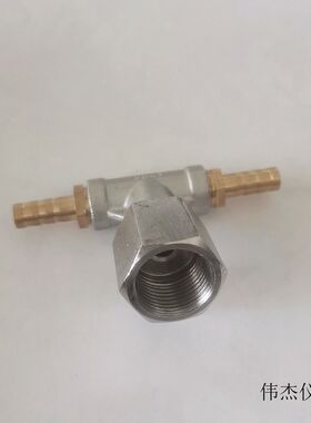 热销压力表三通宝塔接头M201.5-8压力表测压三通10mm负压真空表