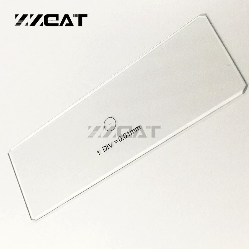 热销CAT901 C1显微镜物镜测微尺 镜台测微尺 分划板0.01mm测微标