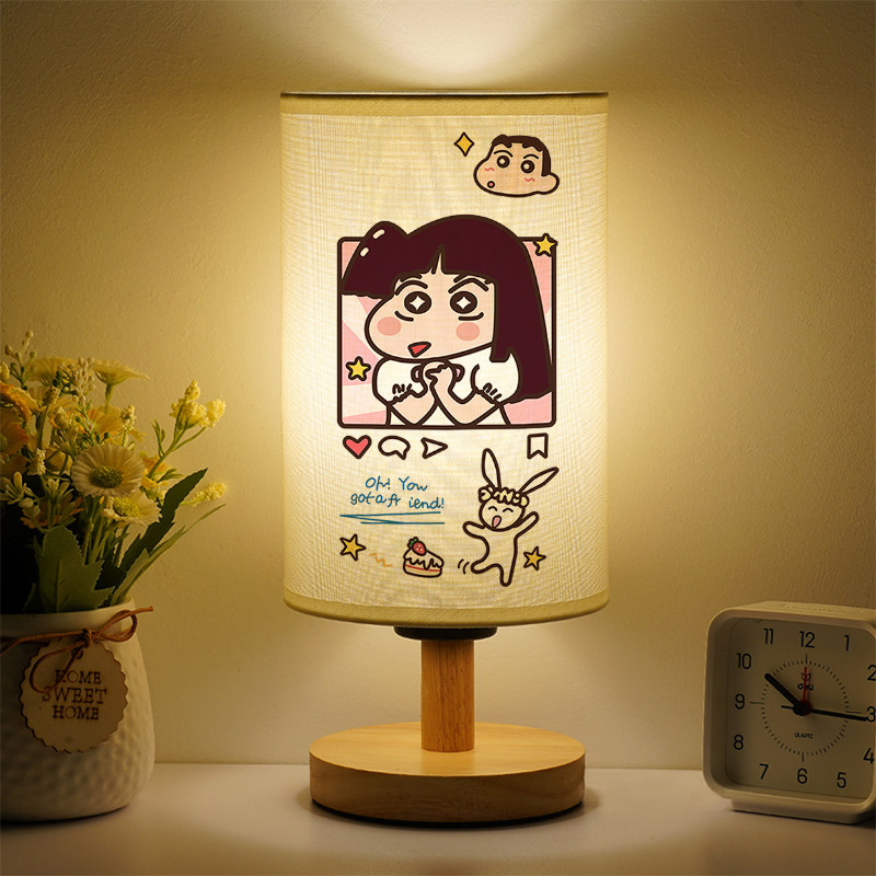 热销蜡笔小新小台灯卡通情侣小夜灯款创意可爱高颜值复古定制图片