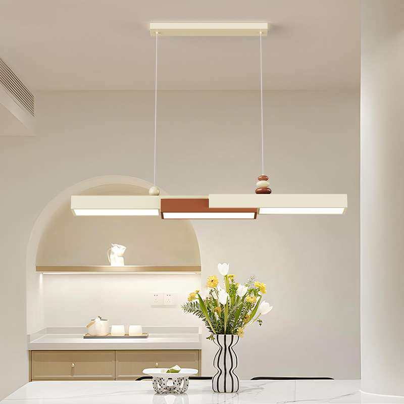 法式奶油风餐厅吊灯现代简约网红设计师一字长条餐桌过道吊灯灯具,家装灯饰光源,商用吊灯,淘宝优惠券,粉丝福利购,淘宝优惠卷