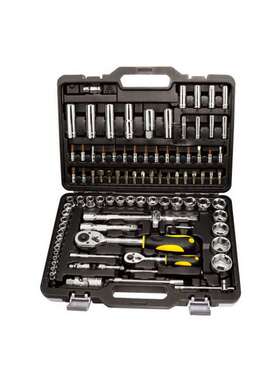 波斯工具 94件6.3+12.5mm系列公制套筒组套BS511094