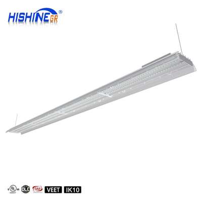 美式简约LED线性灯磨砂镜片天棚灯多角度工矿灯 两侧防漏光高湾灯