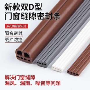 大门缝密封条门底防盗门胶条缝隙填补条隔音条挡板防风防撞条门框