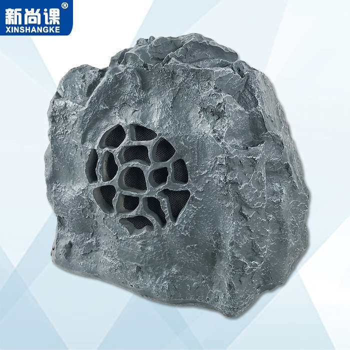草坪音响公园园林草地音箱室外户外防水石头卡通喇叭4G无线广播箱