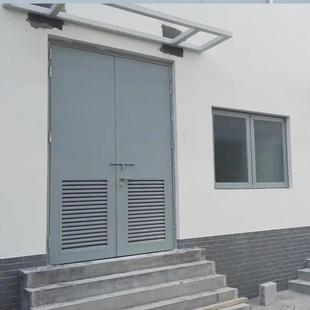 变压器门 可带百叶窗合页 钢制防火门 大型门 带百叶通风口