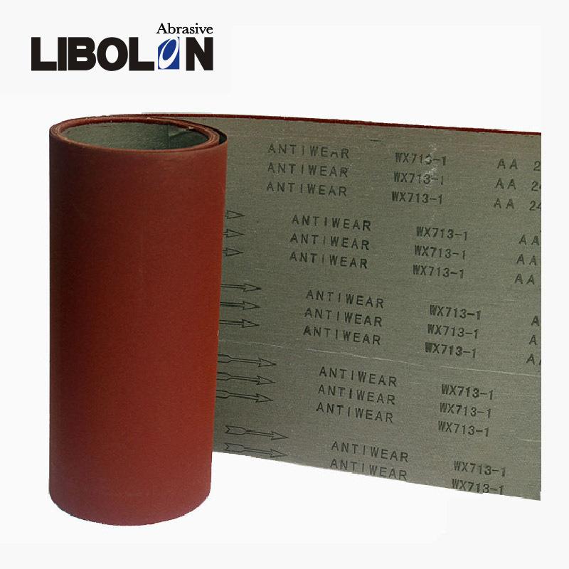 工厂直供WX713-1页轮专用砂布 生产千页轮飞翼轮砂布卷