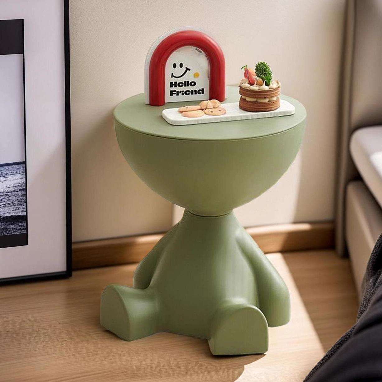 创意床头柜家用沙发边几置物架卧室阳台可移动迷你桌子小户型茶几