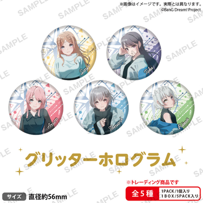 Bushiroad Creative【 MyGO!!!!! 7th LIVE 】集换式闪底徽章