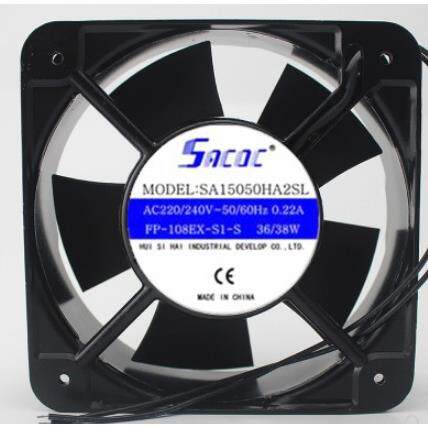 原装立德SA15050HA2SL/BL220v0.22A38w15cm厘米散热风扇风机