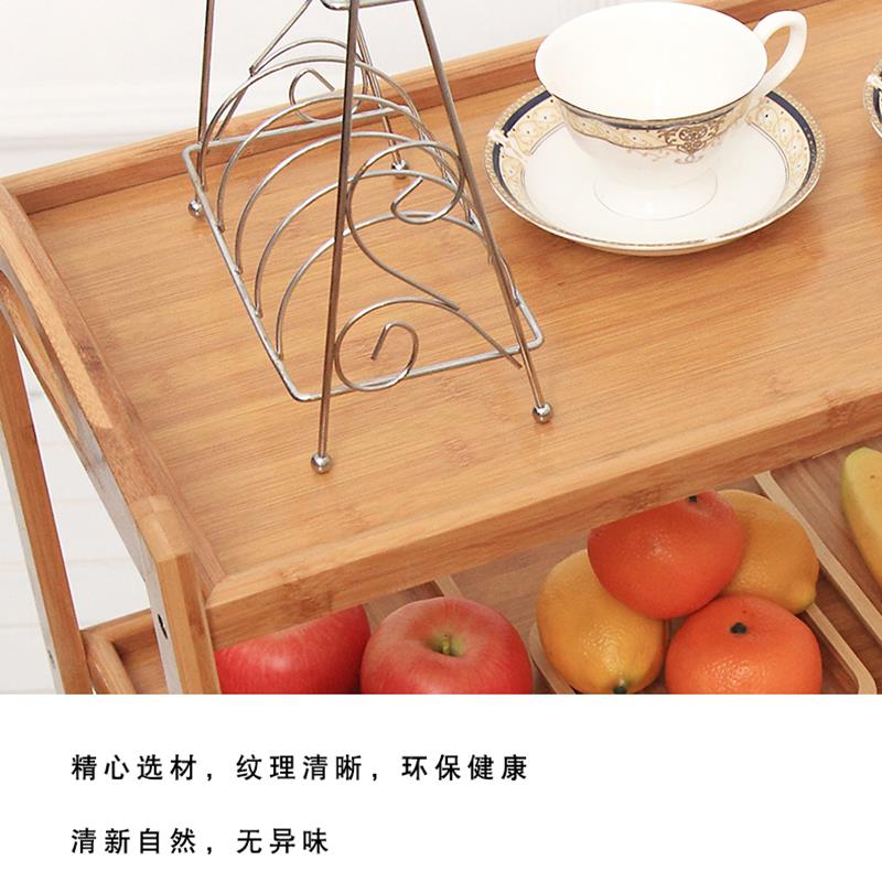 可移动沙发边角几小茶几茶水架客厅边柜储物柜带轮小茶桌边角南舟