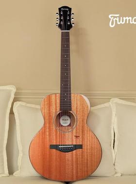 【联系客服】Trumon楚门TSMINI111518锦鲤单板吉他民谣36寸