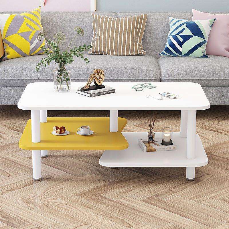 北欧茶几小户型客厅简约现代钢化玻璃阳台长方形茶几桌简易小桌子