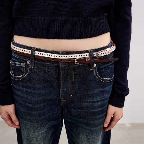 antennaeffect复古镂空细腰带