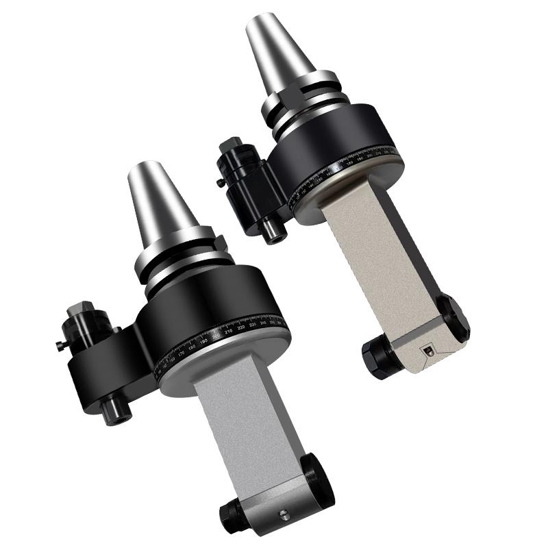 热销BT40 BT50侧铣头加工内腔直角铣头微型角度头90度深孔加长侧