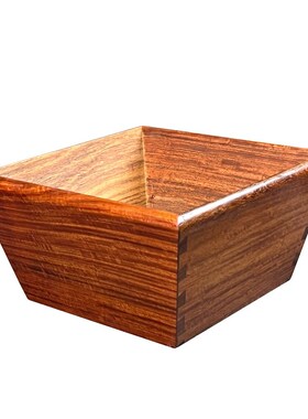 热销缅甸花梨红木日进斗金米斗独板榫卯仿古创意客厅装饰摆件开业