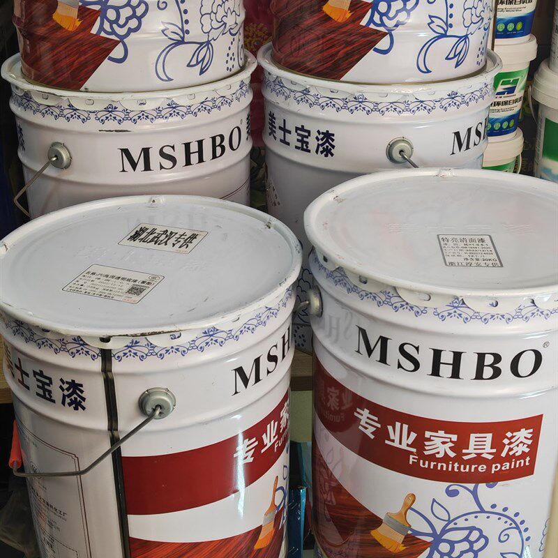 热销pu漆木器漆家具清漆底漆清面聚酯漆家具装修白黑哑光漆固化剂