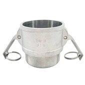 热销304不锈钢快速接头B型外螺纹水管活接卡扣式 外丝洒水车快接4