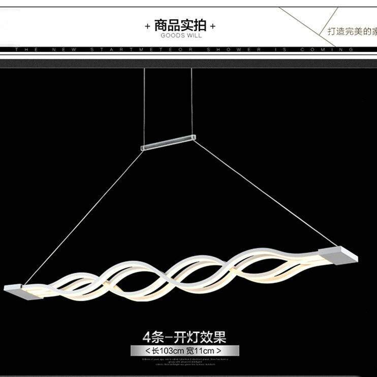 新款直销跨境货源餐厅卧室客厅led个性创意时尚餐吊灯饭厅书房温