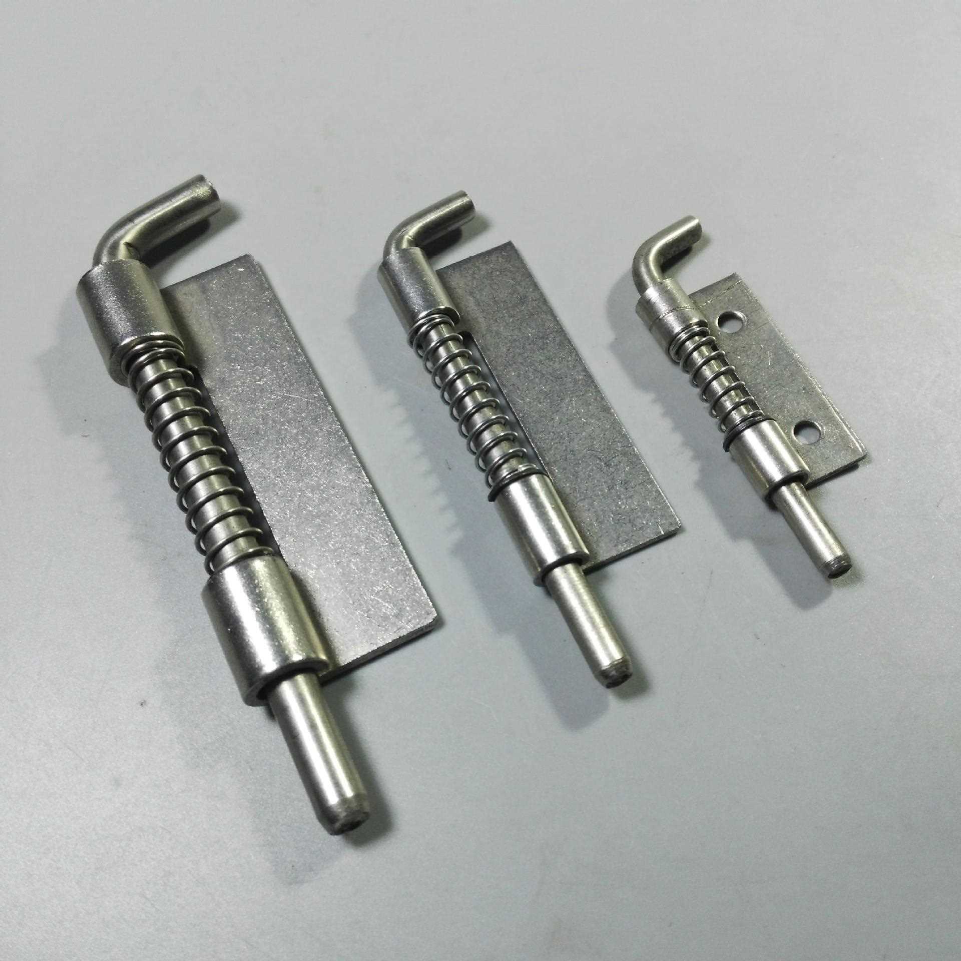 新款铁皮插销CL225-1弹簧插销 电柜箱不锈钢铰链 柜门插销 车厢配