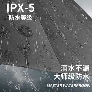 新款直销16骨遇水开花雨伞超大号弯柄自动直杆伞男女高颜值手动长