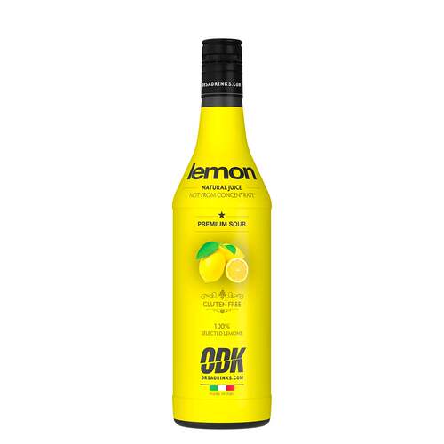 ODK柠檬汁750ml 意大利进口非浓缩还原纯汁稳定一致