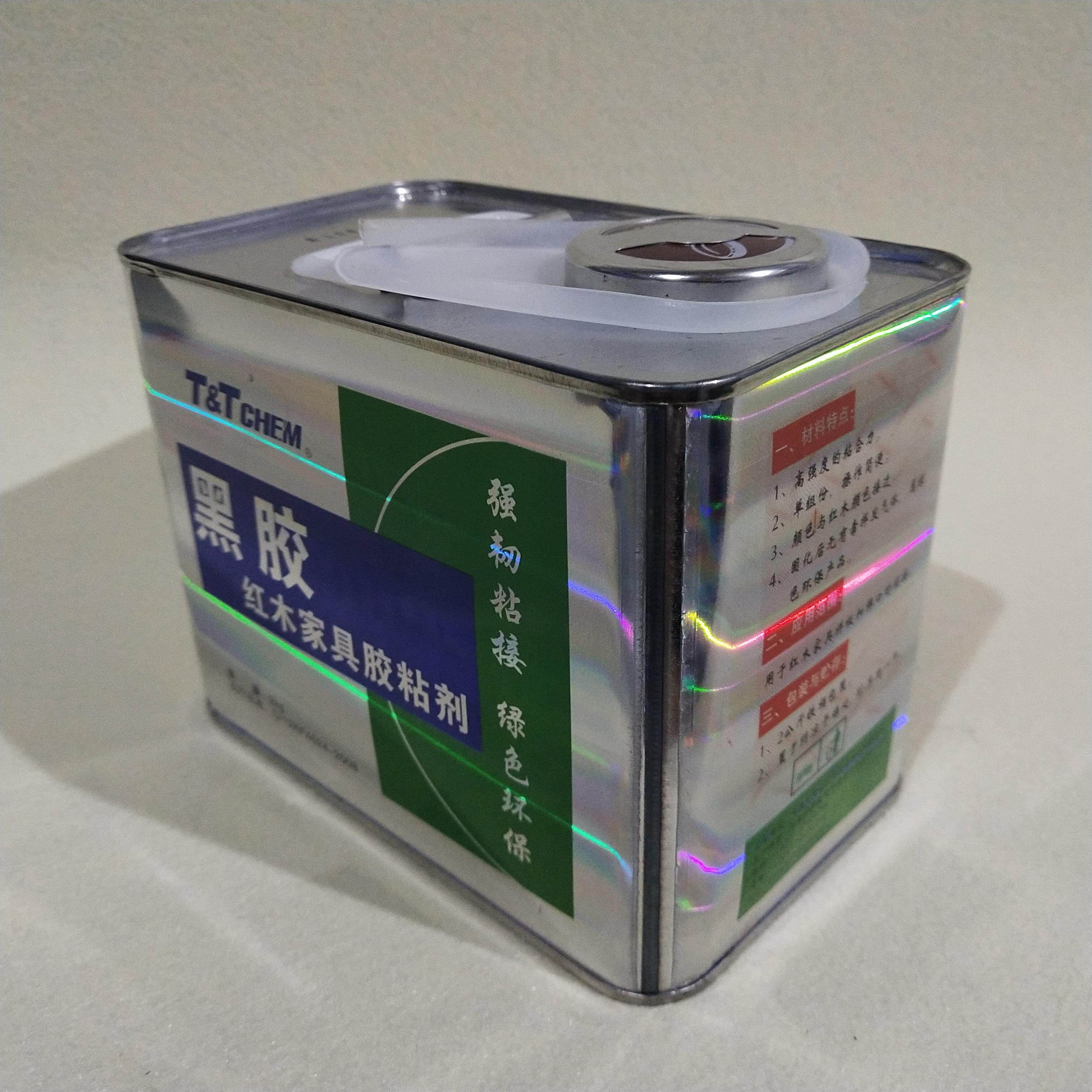 厂家天津黑胶榫头拼板胶红木家具专用黑胶粘剂 强力单组分红木胶